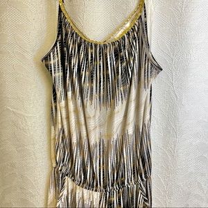 ACE Black And White Shimmery Jumpsuit